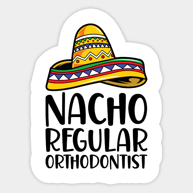 Nacho Regular Orthodontist Sticker by Saimarts